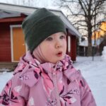 Lasten metsänvihreä merinovillapipo