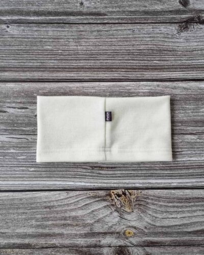 Lasten luonnon valkoinen merinovillapanta.