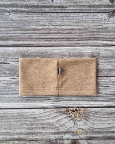 Lasten kinuskin ruskea merinovillapanta.