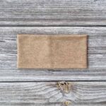 Lasten kinuskin ruskea merinovillapanta