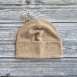 Lasten kinuskinruskea merinovillapipo