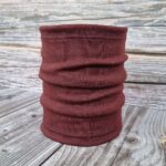 Lasten rubiinin punainen merinovilla tuubihuivi