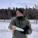 Aikuisten metsänvihreä merinovilla tuubihuivi