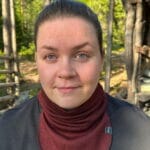 Aikuisten rubiininpunainen merinovilla tuubikauluri