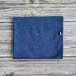 Aikuisten sininen merinovilla kaulahuivi - hartiahuivi