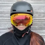 Aikuisten musta merinovilla kypärämyssy