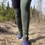 Aikuisten pitkät merinovilla säärystimet - Metsänvihreä