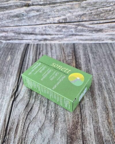 Merinovillan tahranpoistoon perinteinen Sonett sappisaippua.