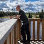 Miesten merinovilla t-paita – Metsänvihreä