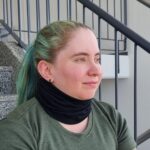 Aikuisten merinovilla tuubihuivi - Musta