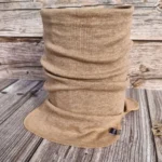 Merino-Halswärmer für Kinder und Jugendliche - Karamellbraun