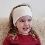 Merino-Stirnband für Kinder und Jugendliche - Wollweiß